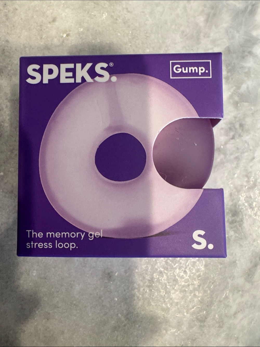 Gump Memory Gel Stress Loop - Purple